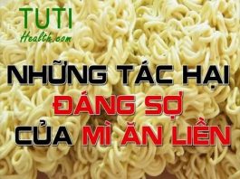 Những tác hại của mì tôm nguy hiểm như thế nào