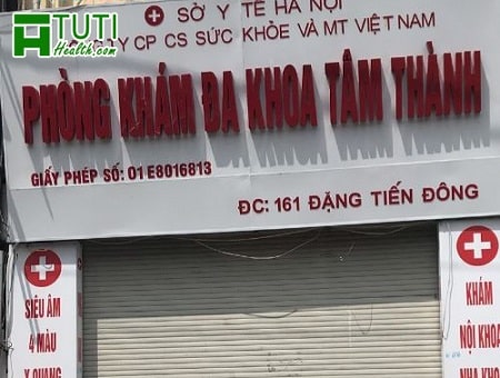 Phòng khám Đa khoa Tâm Thành - Địa chỉ được nhiều nam giới tin tưởng