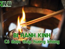 Phụ nữ bị hành kinh có được thắp hương không