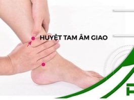 Vị trí huyệt Tam âm giao nằm ở đâu