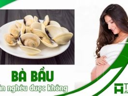 Bà bầu ăn nghêu được không ?