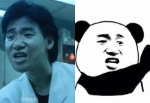 Biểu cảm của tài tử Trương Học Hữu chính là nguồn cảm hứng tạo nên meme panda hài hước cực hot hiện nay