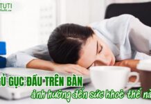 Tác hại của việc ngủ gục đầu trên bàn đối với sức khoẻ