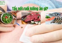 Tẩy nốt ruồi kiêng ăn gì?