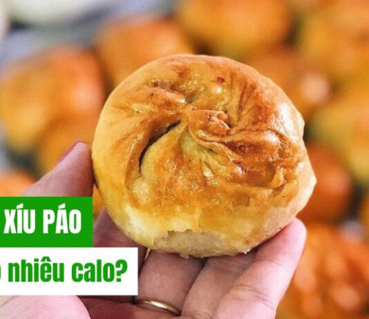 Trong bánh xíu páo có bao nhiêu calo?