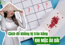 Cách không bị tràn băng khi mặc áo dài