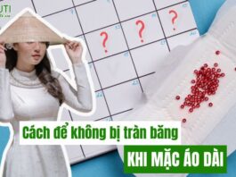 Cách không bị tràn băng khi mặc áo dài