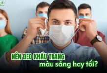 Nên đeo khẩu trang màu sáng hay tối?