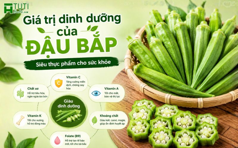 Giá trị dinh dưỡng của đậu bắp